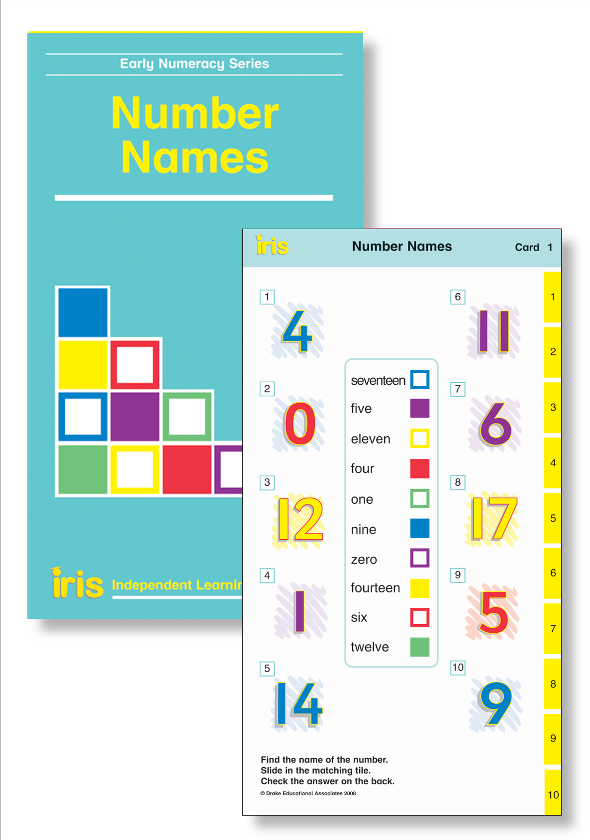 Iris Study Cards: Early Numeracy Year 1 - Number Names